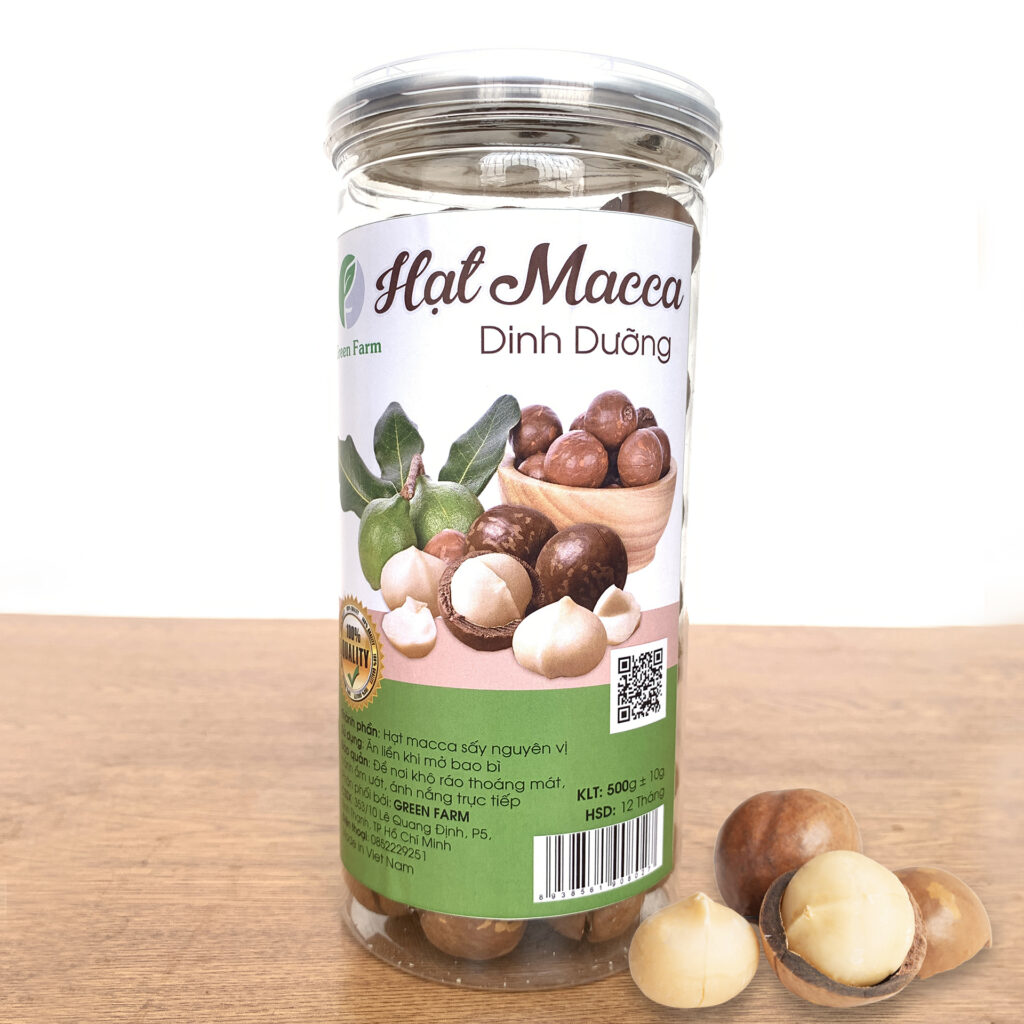 hạt macca sấy nguyên vị